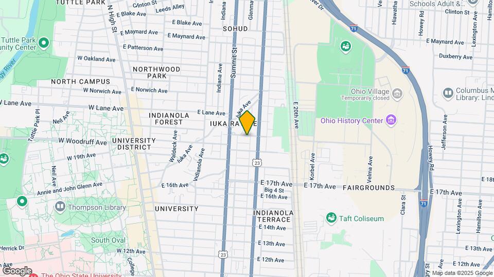 345-355 E 20th Ave Mapa y Detalles de la Ubicación