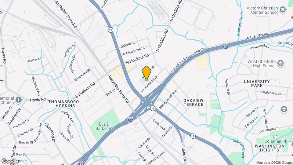 307 N Linwood Ave Map and Location Details