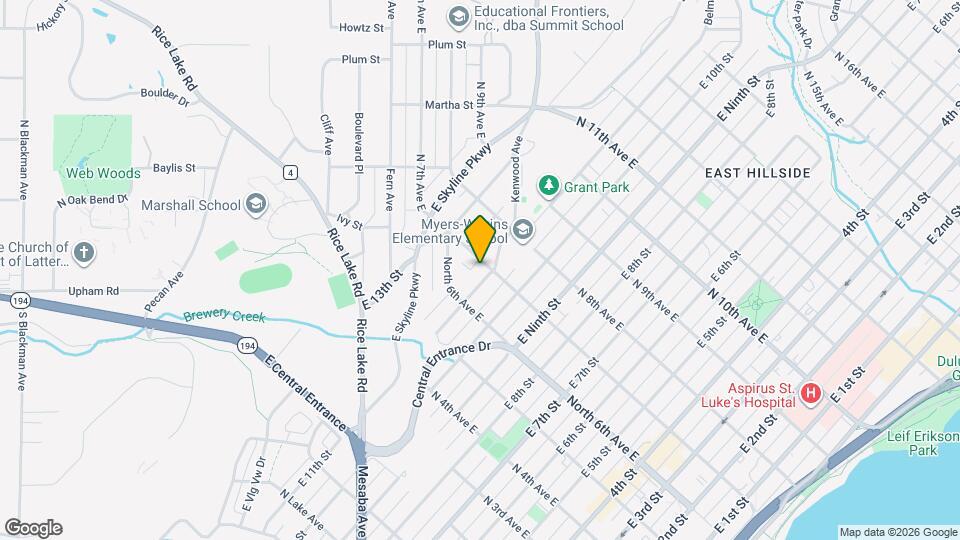 1105 N 7th Ave E Map and Location Details