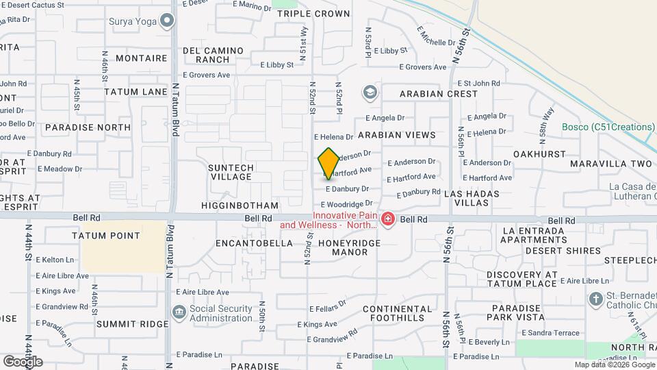 5222 E Danbury Rd Map and Location Details