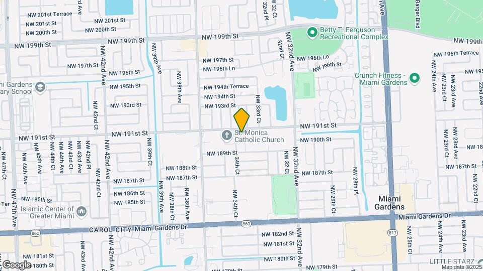 The Villages at Miami Gardens Map and Location Details