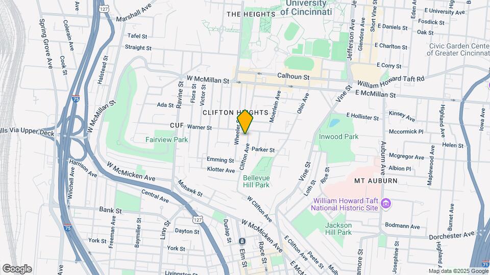 2319 Clifton Ave Map and Location Details