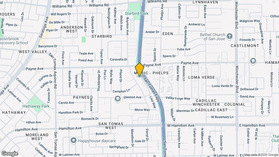 1359 San Tomas Aquino Map and Location Details