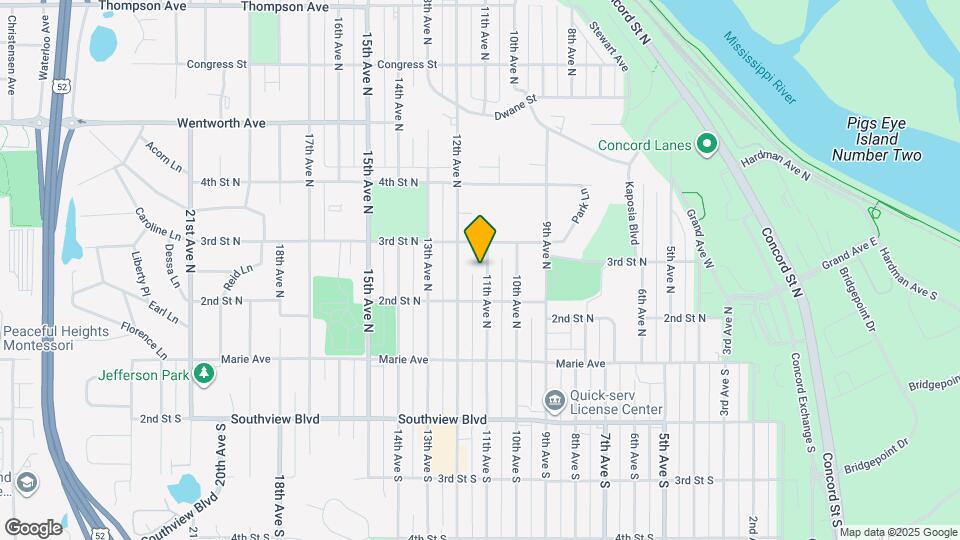 233 11th Ave N-Unit -Unit 1 Map and Location Details