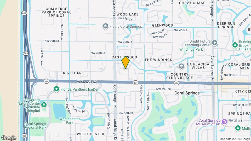 11616 NW 35th Ct Map and Location Details