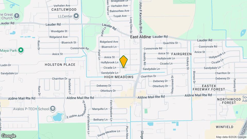 4103 Sandydale Ln Map and Location Details