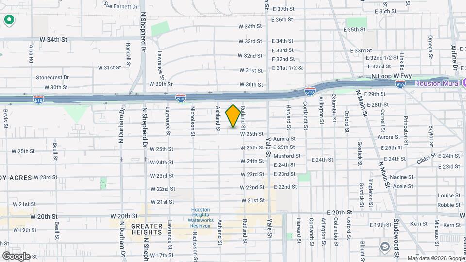 321 W 26th St Map and Location Details