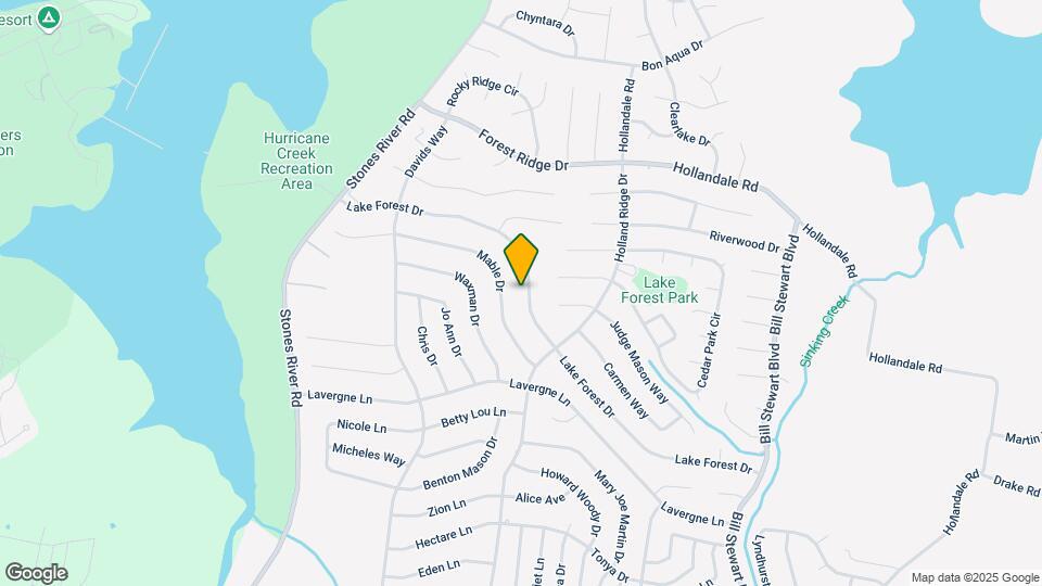 319 Lake Forest Dr Map and Location Details