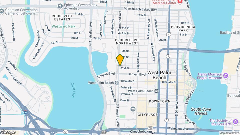 302 N Tamarind Ave Map and Location Details