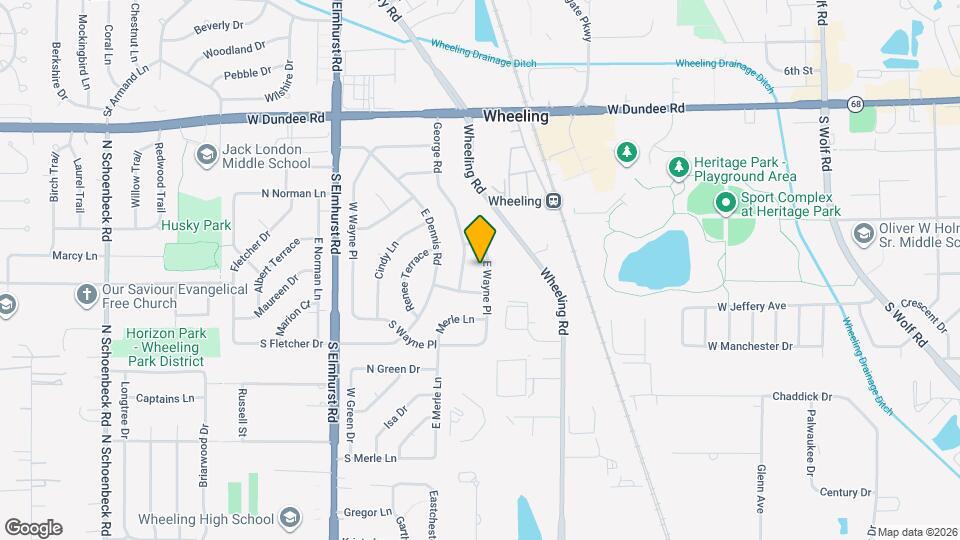 254 E Wayne Pl Map and Location Details