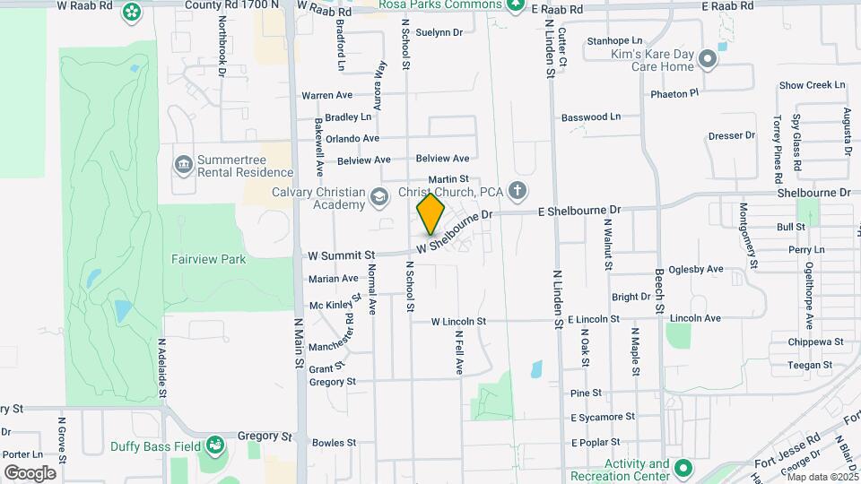 204 W Shelbourne Dr Map and Location Details