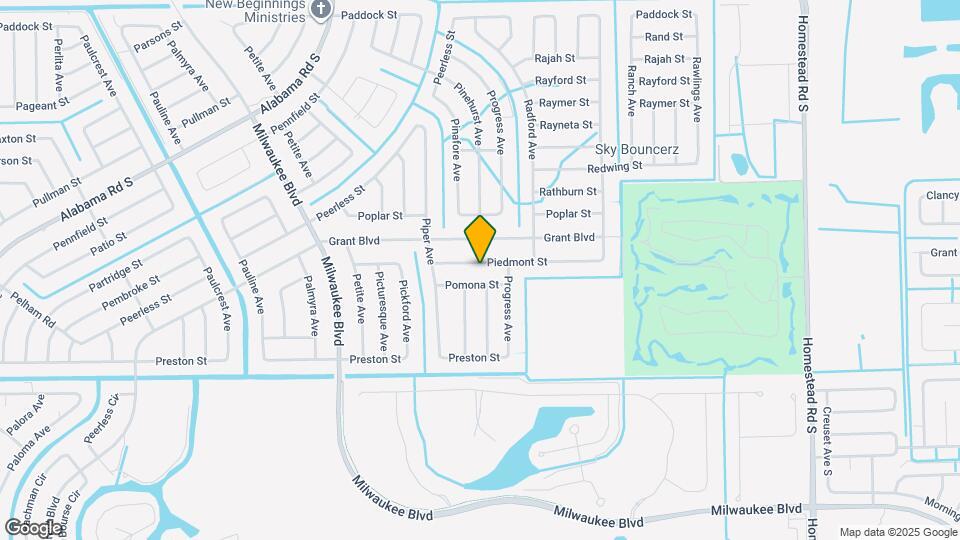 428 Piedmont St Map and Location Details