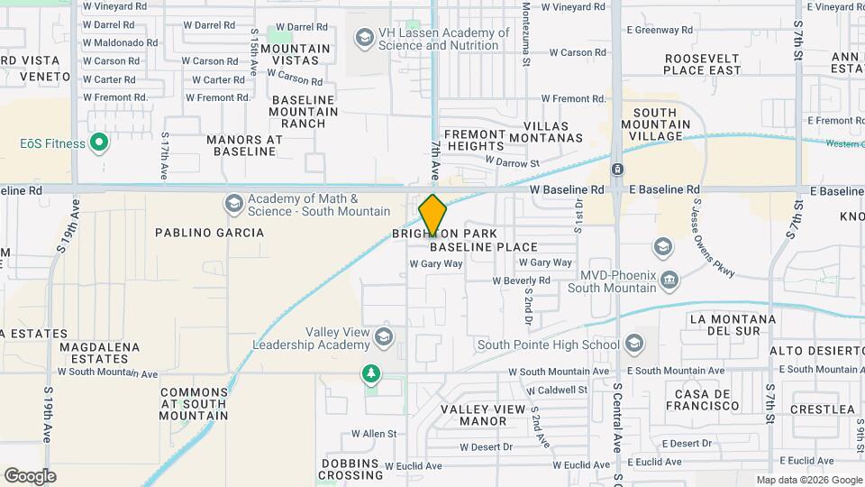 606 W Beautiful Ln Map and Location Details