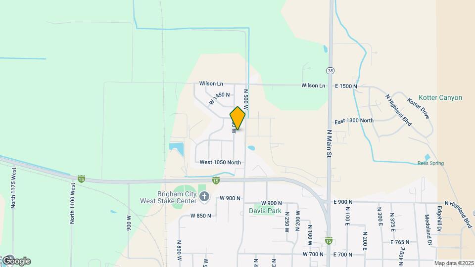 1248 N 550 W Map and Location Details