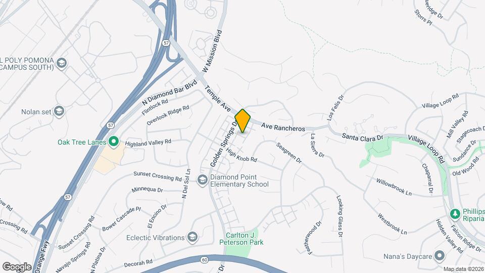 1170 Golden Springs Dr Map and Location Details