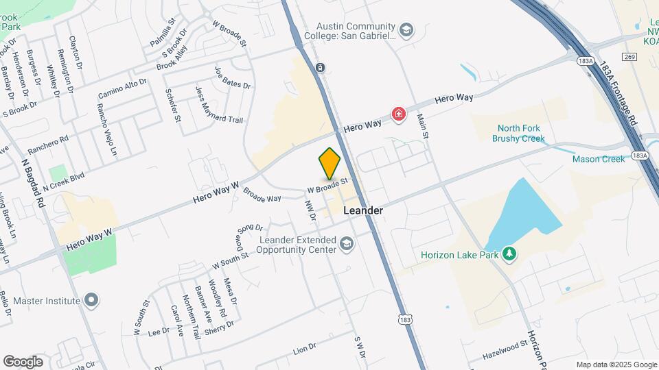 245 E Broade St Map and Location Details