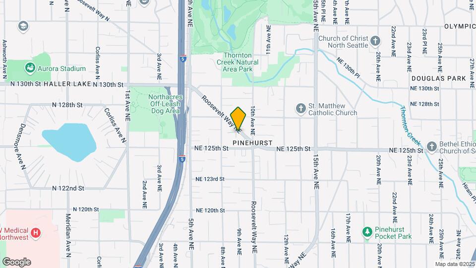 12535 NE Roosevelt Way NE Map and Location Details