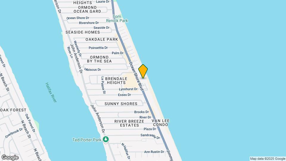 1239 Ocean Shore Blvd Mapa y Detalles de la Ubicación
