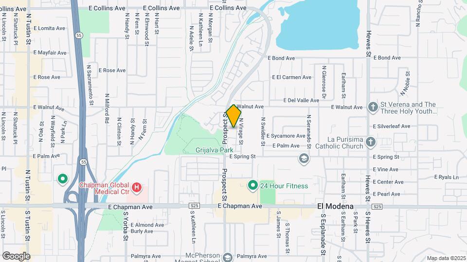 401 N Cotswolds Ln Map and Location Details