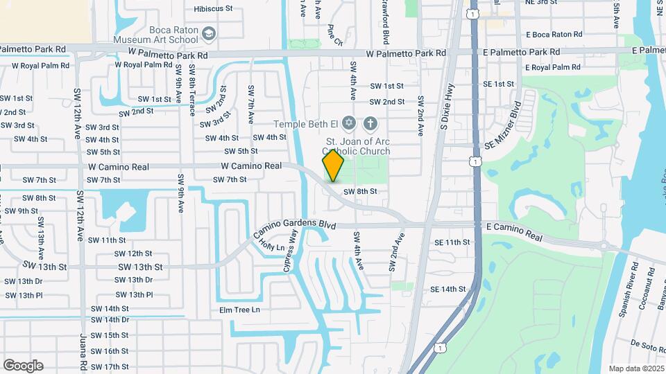 491 W Camino Real Map and Location Details