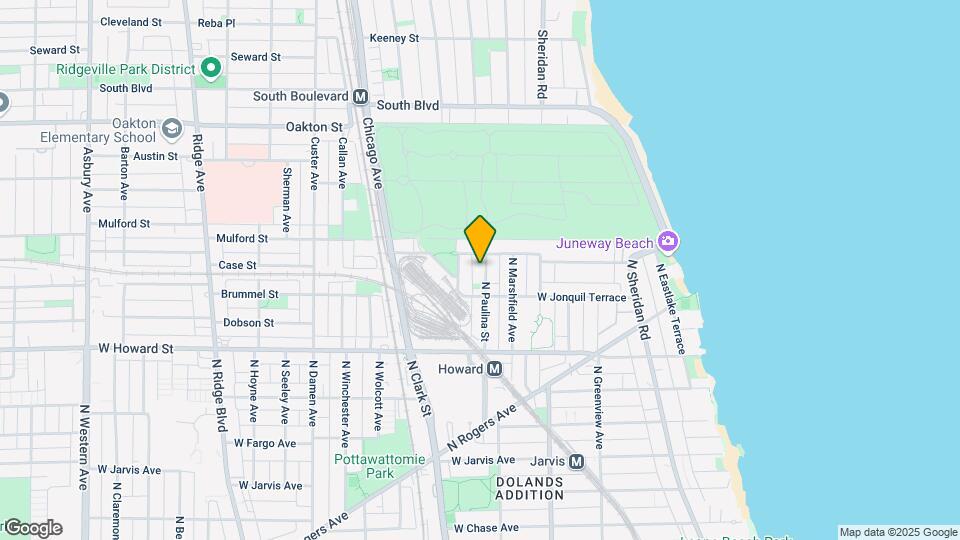 7726 N Paulina St #1, Unit 2 Mapa y Detalles de la Ubicación