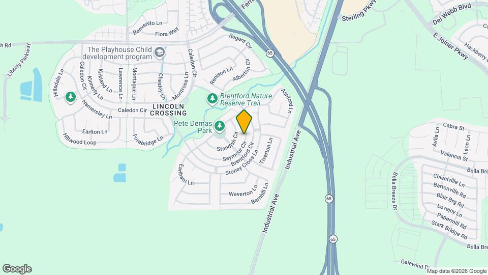 1282 Seymour Cir Map and Location Details