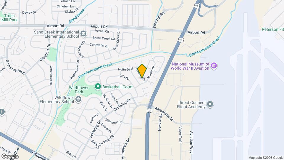 874 Hoosier Dr Map and Location Details