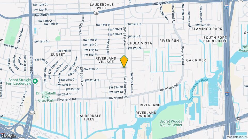 3100 SW 20th Ct Map and Location Details