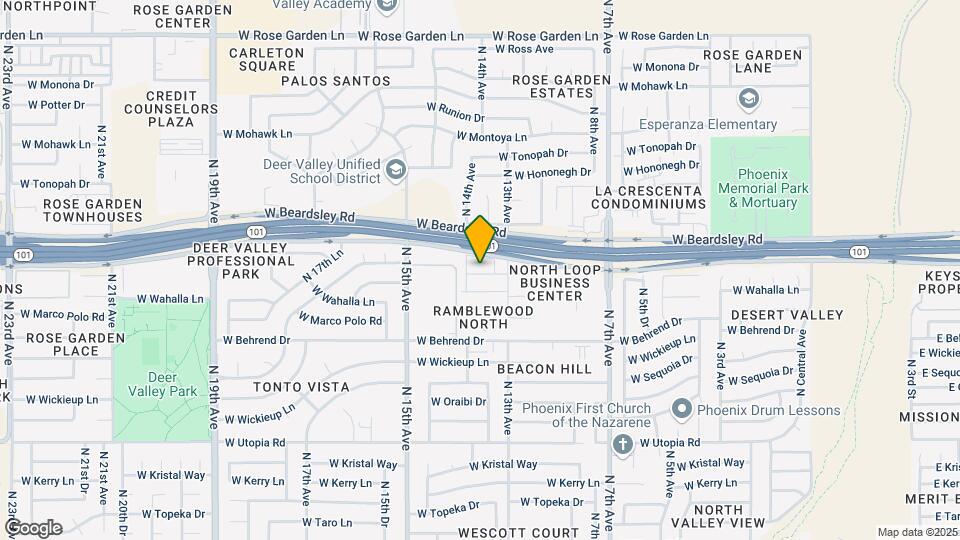 1342 W Escuda Rd Map and Location Details