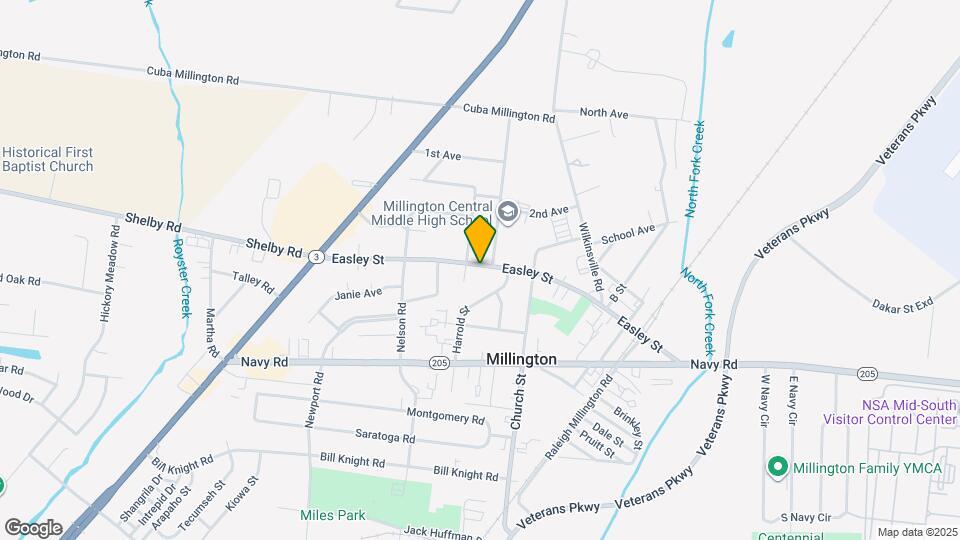 4925 Easley St Map and Location Details