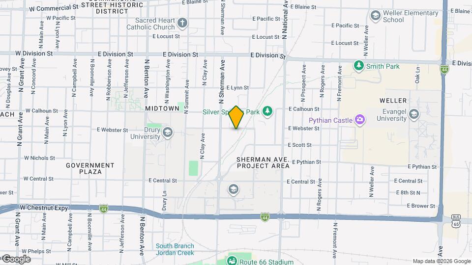 940 E Webster St Map and Location Details