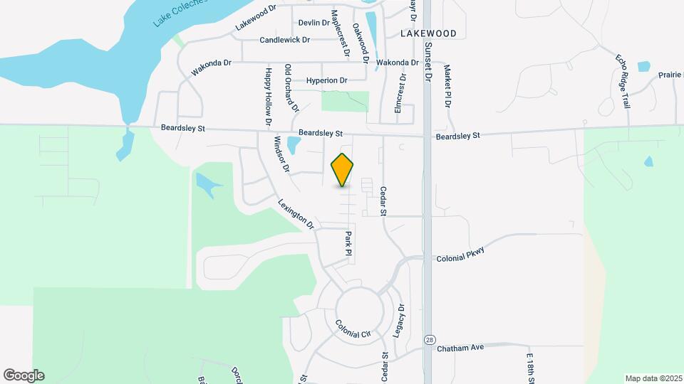 633 Newport Pl Map and Location Details
