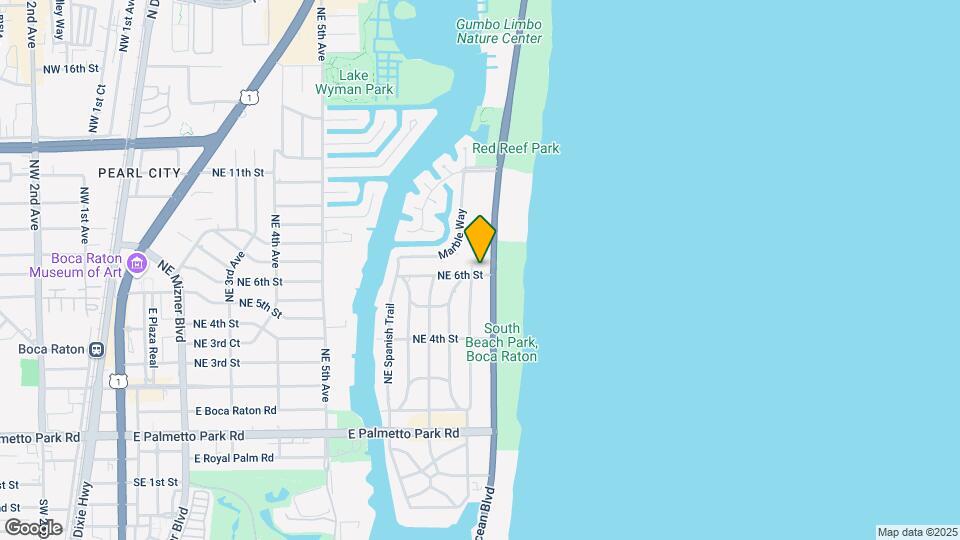 601 N Ocean Blvd Map and Location Details