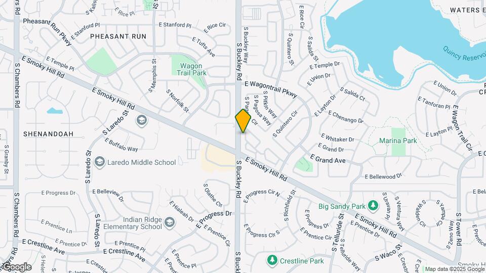 16934 E Whitaker Dr Map and Location Details