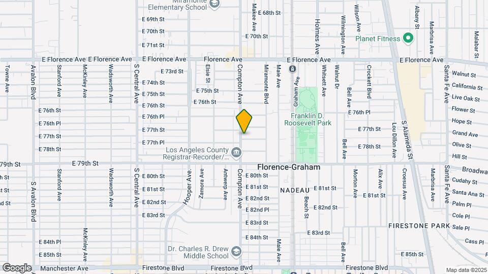 1503-1509 E 77th Pl Map and Location Details