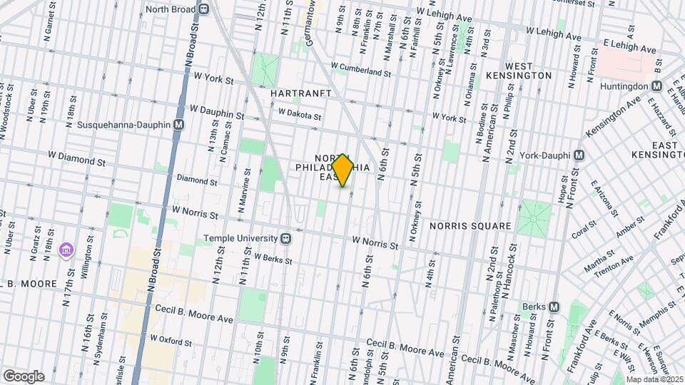 2123 N Franklin St Map and Location Details