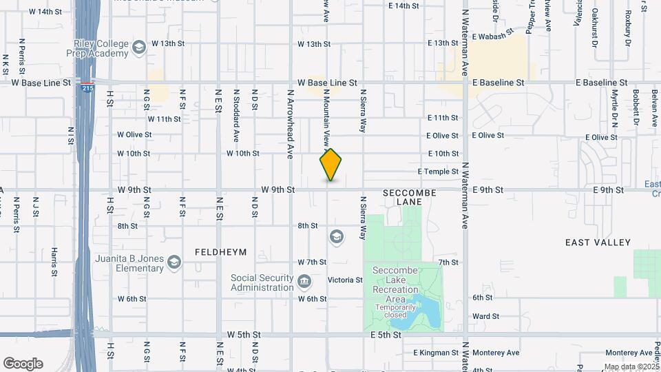 909 N Mountain View Ave Map and Location Details