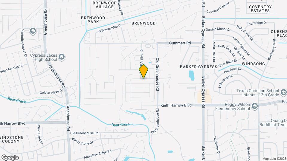 18547 Queesborough Creek Rd Map and Location Details