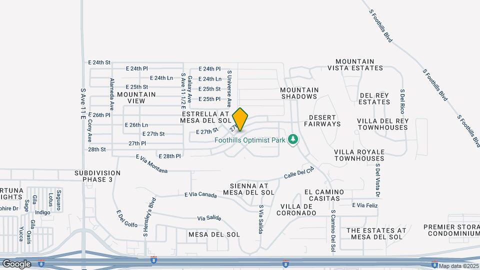11730 E 28th Pl Mapa y Detalles de la Ubicación