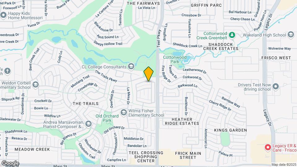 2917 Cedar Wood Dr Map and Location Details