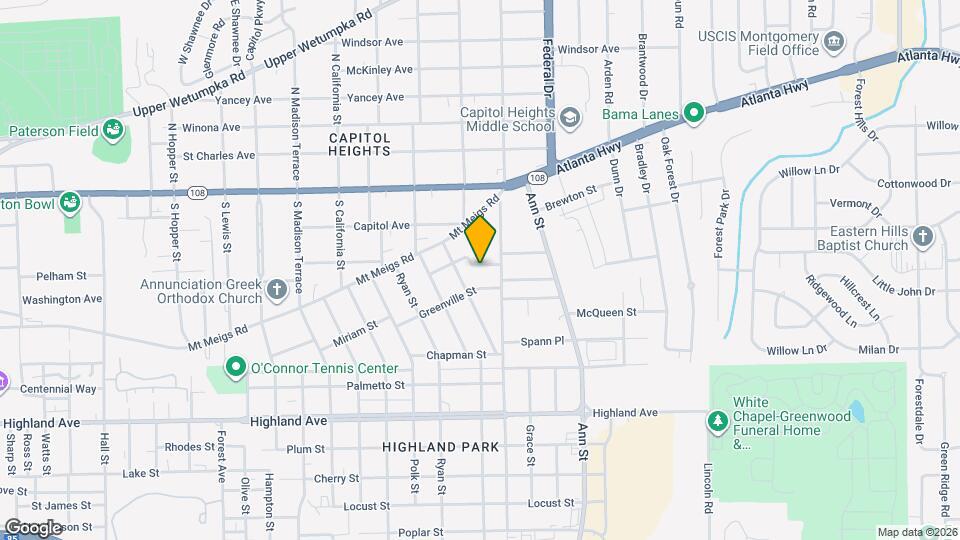 2242 Brewton St Map and Location Details