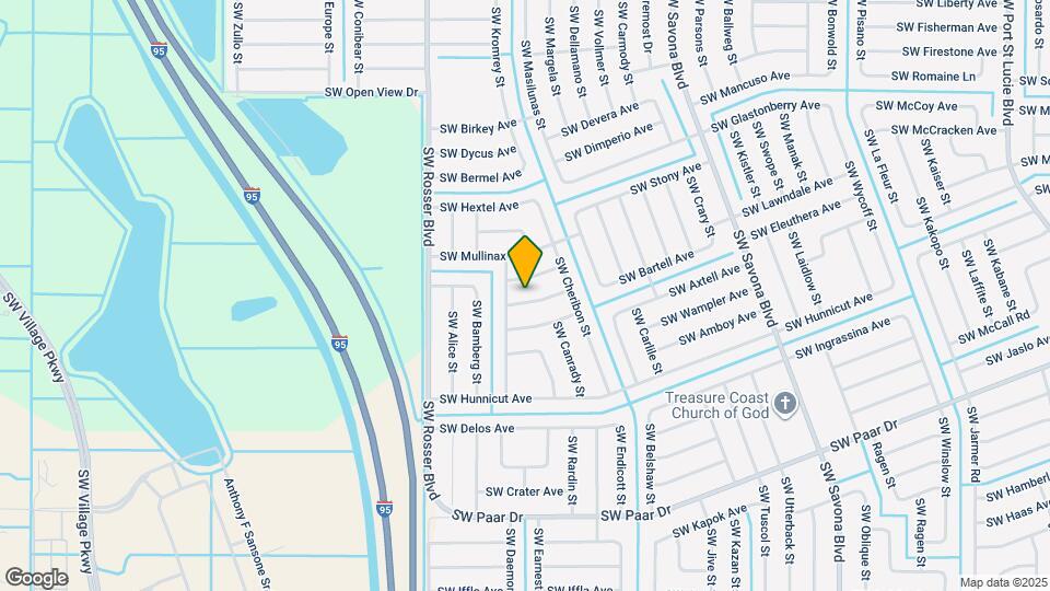 1573 SW Tiskilwa Ave Map and Location Details