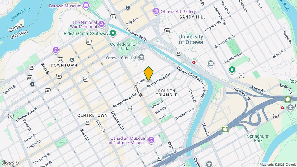 125 Somerset St W Map and Location Details