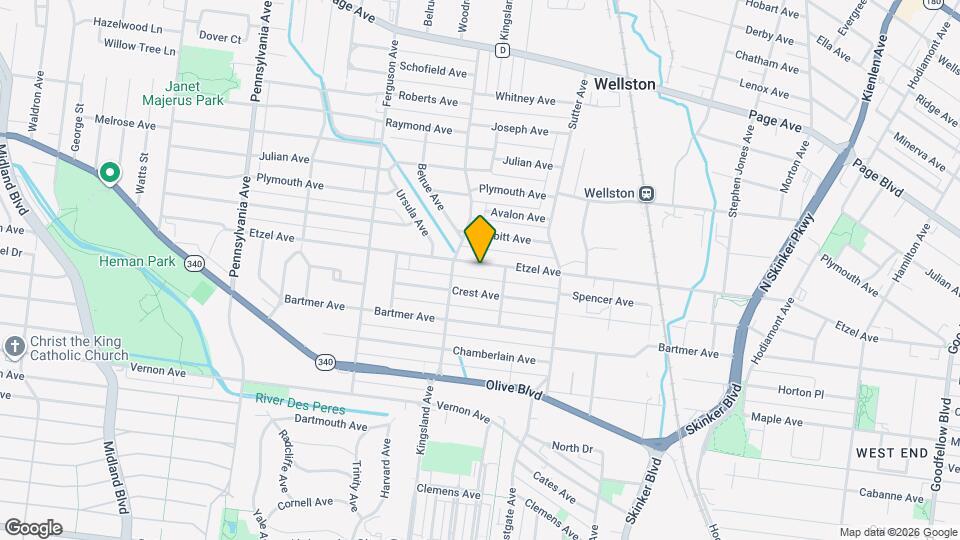 6620 Etzel Ave Map and Location Details