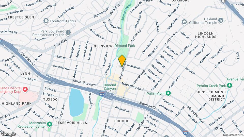 3597 Fruitvale Ave Map and Location Details