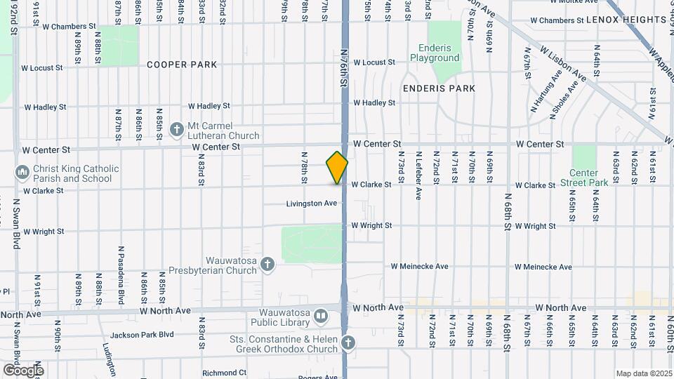 7609 W Clarke St, Unit 2 Map and Location Details