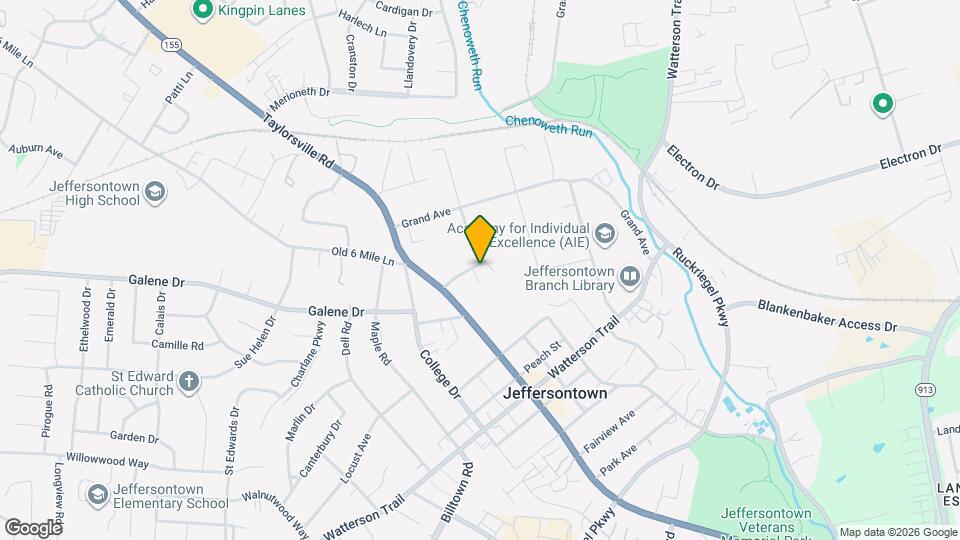 10214 Barkley Dr Mapa y Detalles de la Ubicación