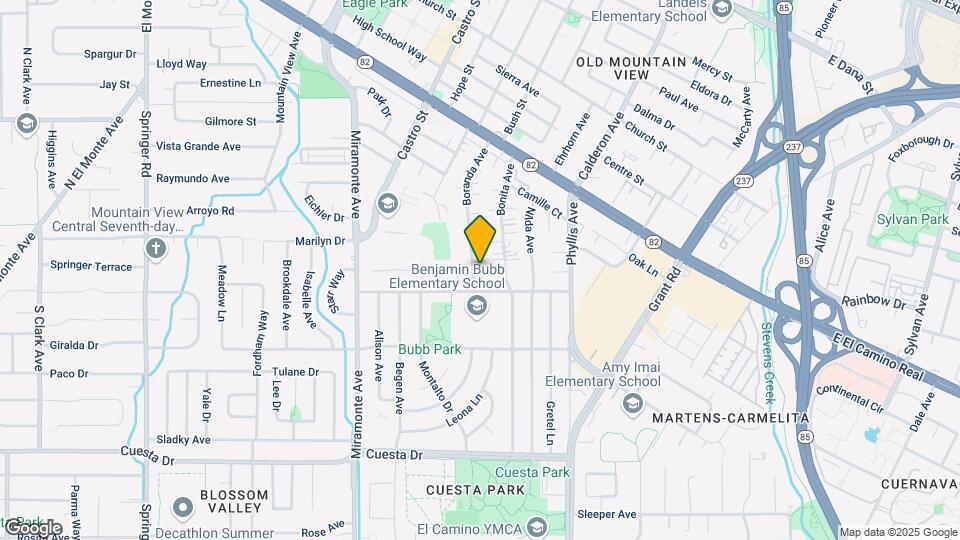 1179-1187 Boranda Ave Map and Location Details