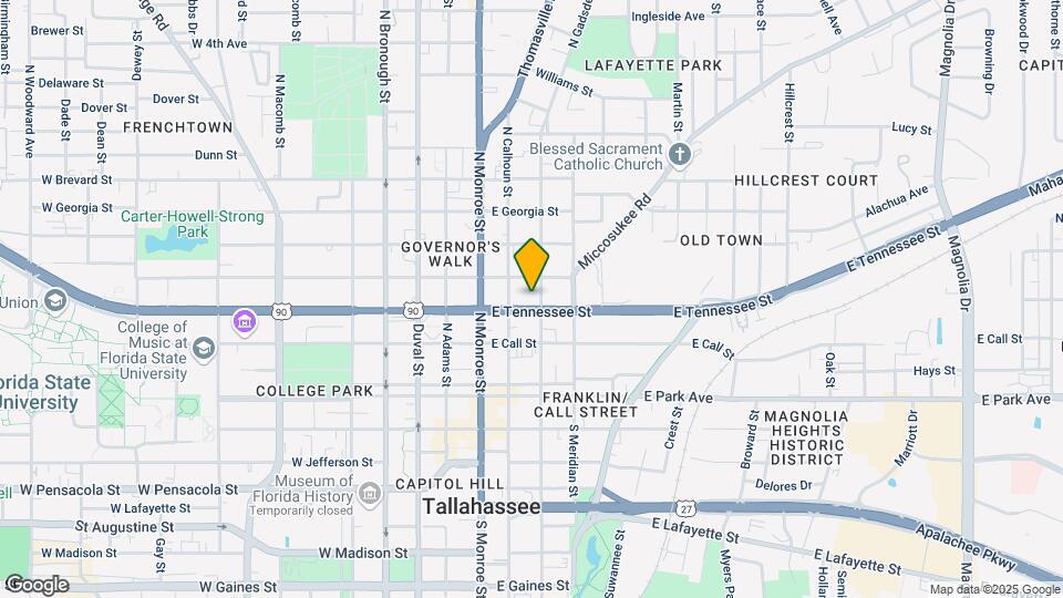 310 N Gadsden St Mapa y Detalles de la Ubicación