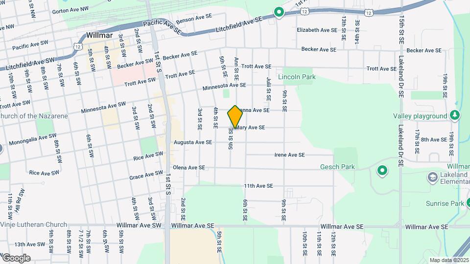 805 5th St SW Map and Location Details